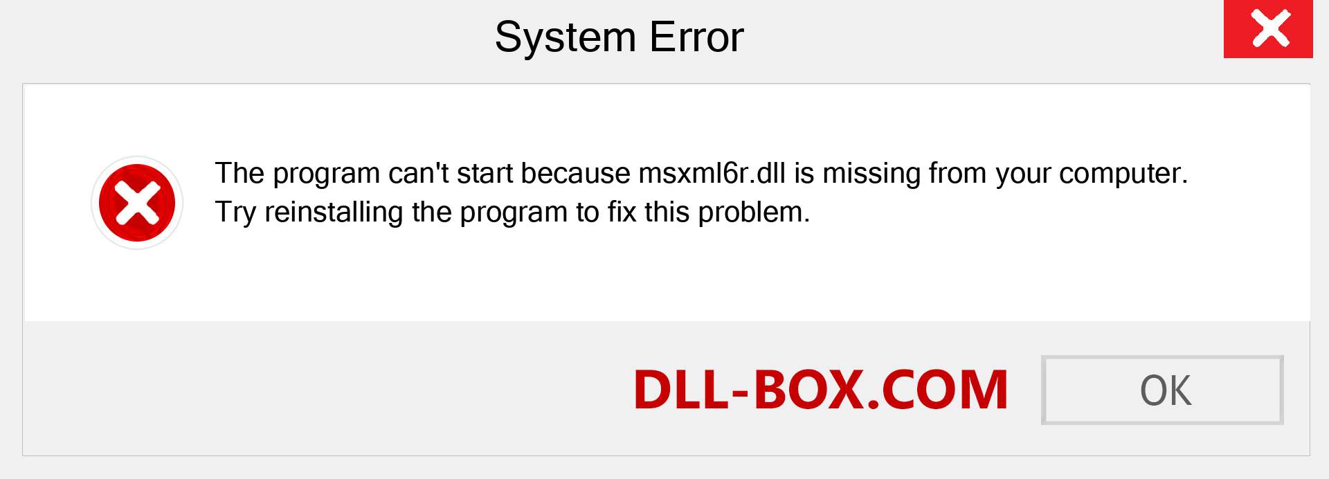  msxml6r.dll file is missing?. Download for Windows 7, 8, 10 - Fix  msxml6r dll Missing Error on Windows, photos, images